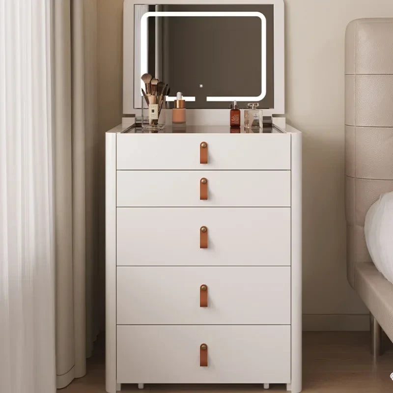 Foldable Vanity with Mirror
