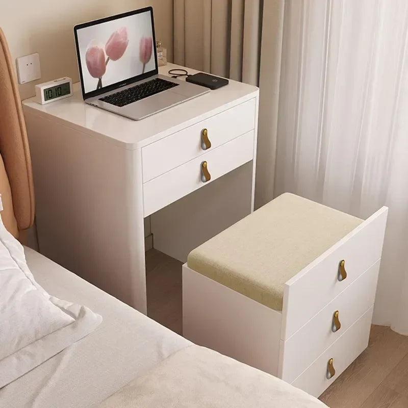 Foldable Vanity with Mirror